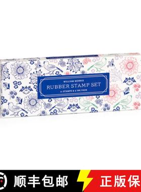 【3-4周达】William Morris Rubber Stamp Set [9780735383111]