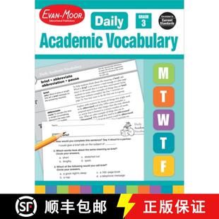 【3-4周达】每日练习系列 专业词汇 三年级 教师版 Daily Academic Vocabulary, Grade 3  Teacher Edition [9781596732025]