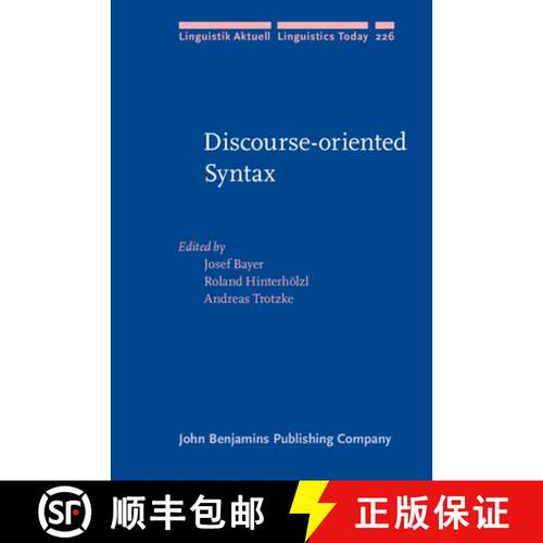 【3-4周达】精装 Discourse-oriented Syntax [9789027257093]