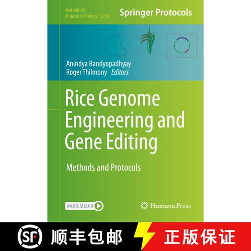 【3-4周达】精装 Rice Genome Engineering and Gene Editing : Methods and Protocols [9781071610671]
