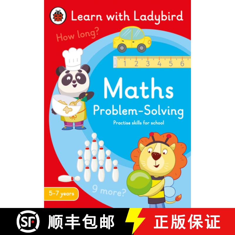 【3-4周达】Maths Problem-Solving: A Learn with Ladybird Activity Book 5-7 years : Ideal for home lear... [9780241515440]