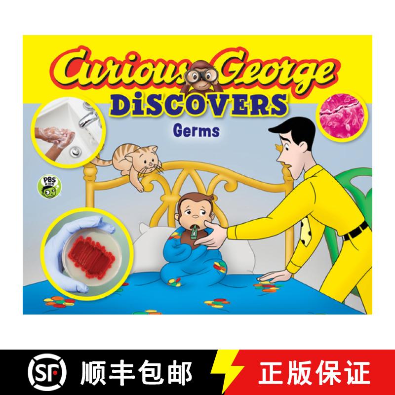 【3-4周达】Curious George Discovers Germs (Science Storybook) [9780544430662]