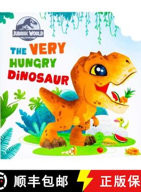 【3-4周达】Jurassic World: The Very Hungry Dinosaur: (Playpop) (Concepts Board Books for Kids, Educat... [9781647226671]