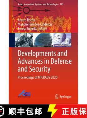 【3-4周达】Developments and Advances in Defense and Security : Proceedings of MICRADS 2020 (1st ed. 2... [9789811548741]