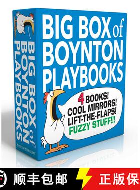 【3-4周达】Big Box of Boynton Playbooks (Boxed Set): Dinosaur's Binkit; Hey! Look at You!; Fuzzy Fuzz... [9781665984645]