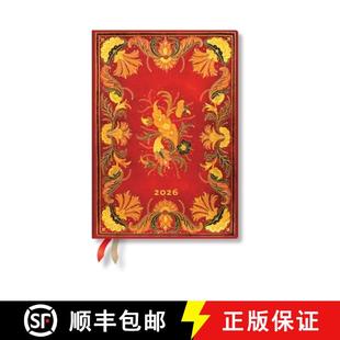 Planner 100 Paperblanks MIDI Month Fiammetta GSM Horizontal 9780349710020 Band 160 2026 预订 Elastic