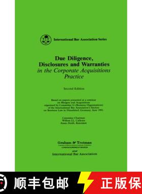 预订 Due Diligence, Disclosures and Warranties in the Corporate Acquisitions Practice: in the Corpora... [9781853336331]