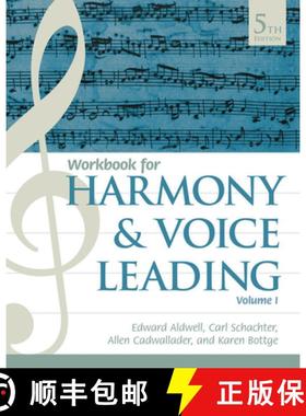 【3-4周达】Student Workbook, Volume I for Aldwell/Schachter/Cadwallader's Harmony and Voice Leading, 5th [9781337560696]