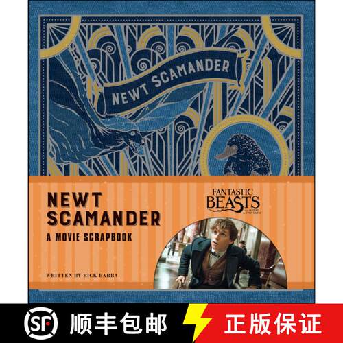 【3-4周达】精装 Fantastic Beasts and Where to Find Them: Newt Scamander: A Movie Scrapbook [9780763695903]