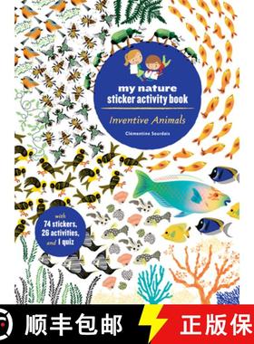 【3-4周达】Inventive Animals: My Nature Sticker Activity Book [9781616898984]