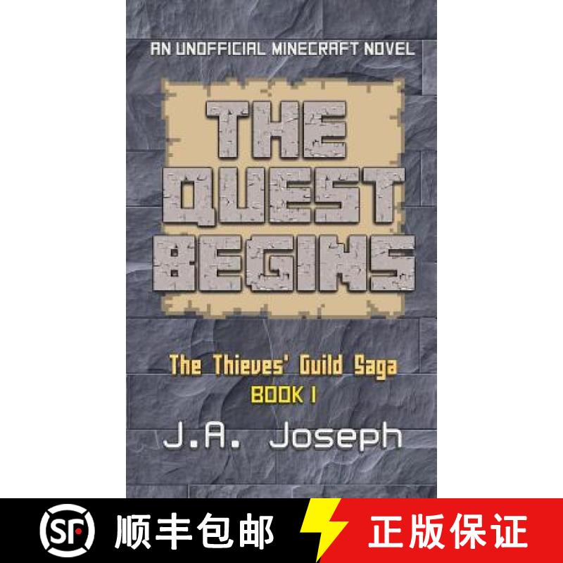 【3-4周达】The Quest Begins: An Unofficial Minecraft Novel [9781543138887]