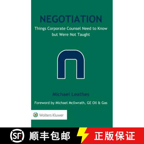 【3-4周达】Negotiation : Things Corporate Counsel Need to Know but Were Not Taught [9789041167347]