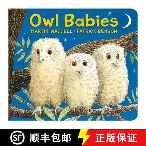 【3-4周达】Owl Babies Oversized Board Book [9780763695200]