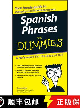【3-4周达】Spanish Phrases For Dummies [Wiley外语] [9780764572043]