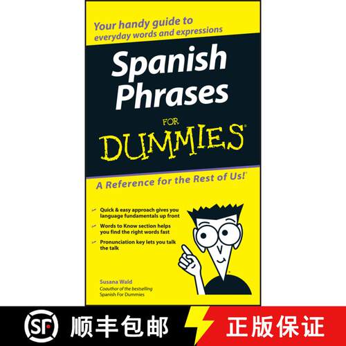 【3-4周达】Spanish Phrases For Dummies [Wiley外语] [9780764572043]
