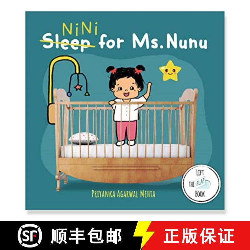 【3-4周达】Nini for Ms. Nunu: Baby Book on Bedtime Routine Lift-The-Flap Board Book for Kids Interact... [9789356274013]