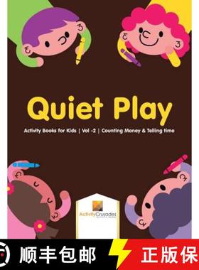 【3-4周达】Quiet Play : Activity Books for Kids | Vol -2 | Counting Money & Telling time [9780228222170]
