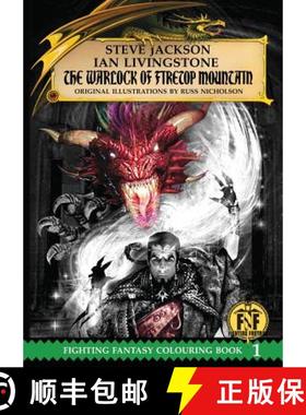 【3-4周达】Official Fighting Fantasy Colouring Book 1: The Warlock of Firetop Mountain [9781911390039]
