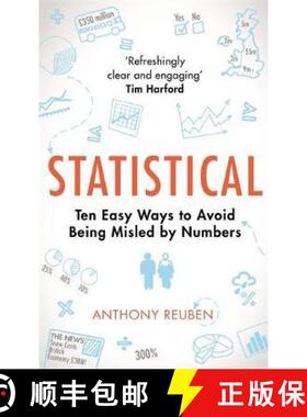 【3-4周达】Statistical: Ten Easy Ways to Avoid Being Misled By Numbers [9781472130259]