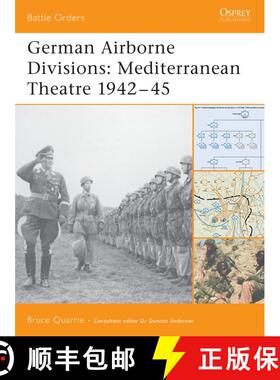 【3-4周达】German Airborne Divisions: Mediterranean Theatre 1942–45 [9781841768281]