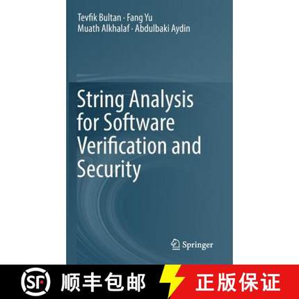 【3-4周达】String Analysis for Software Verification and Security [9783319686684]