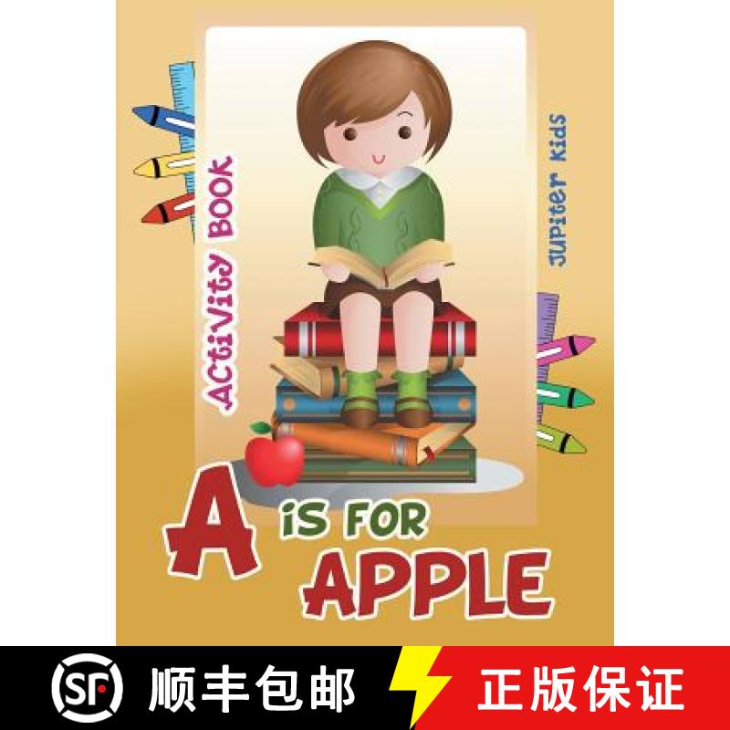 【3-4周达】A is for Apple Activity Book [9781683261414]