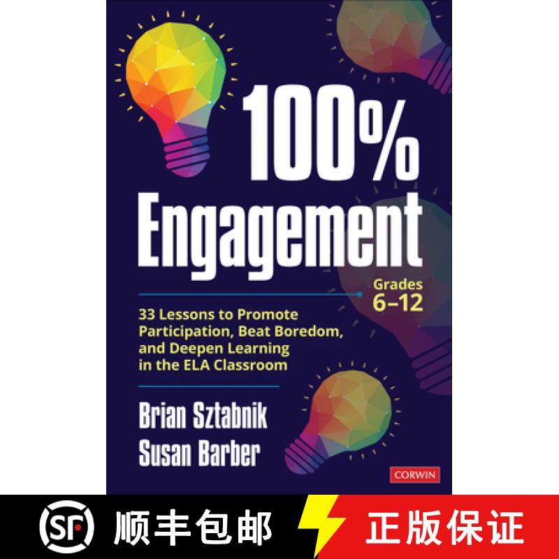 【3-4周达】100% Engagement: 33 Lessons to Promote Participation, Beat Boredom, and Deepen Learning in... [9781071961889]