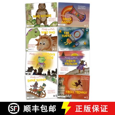 【3-4周达】精装 Adventures of Mindy and Mo: Stories to Promote Speech Sound Development [9781032436937]