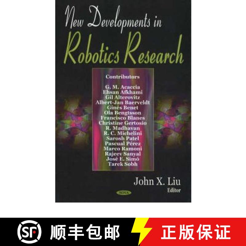 【3-4周达】New Developments in Robotics Research [9781594545931]