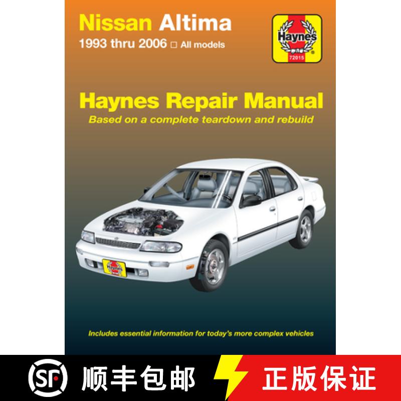 【3-4周达】Nissan Altima 1993 Thru 2006 Haynes Repair Manual [9781563927225]