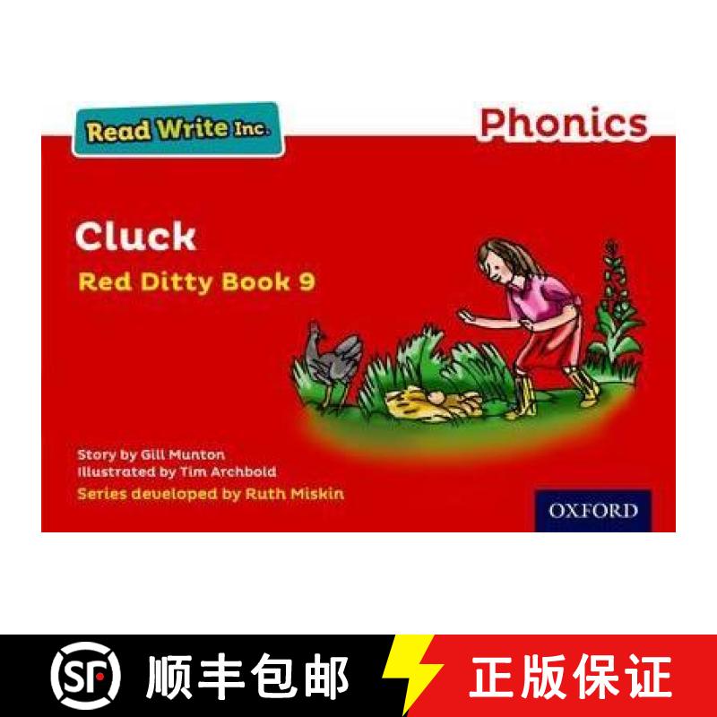 【3-4周达】Read Write Inc. Phonics: Cluck (Red Ditty Book 9) [9780198371274]