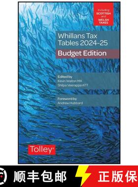 【3-4周达】Whillans's Tax Tables 2024-25 (Budget edition) [9781474327879]