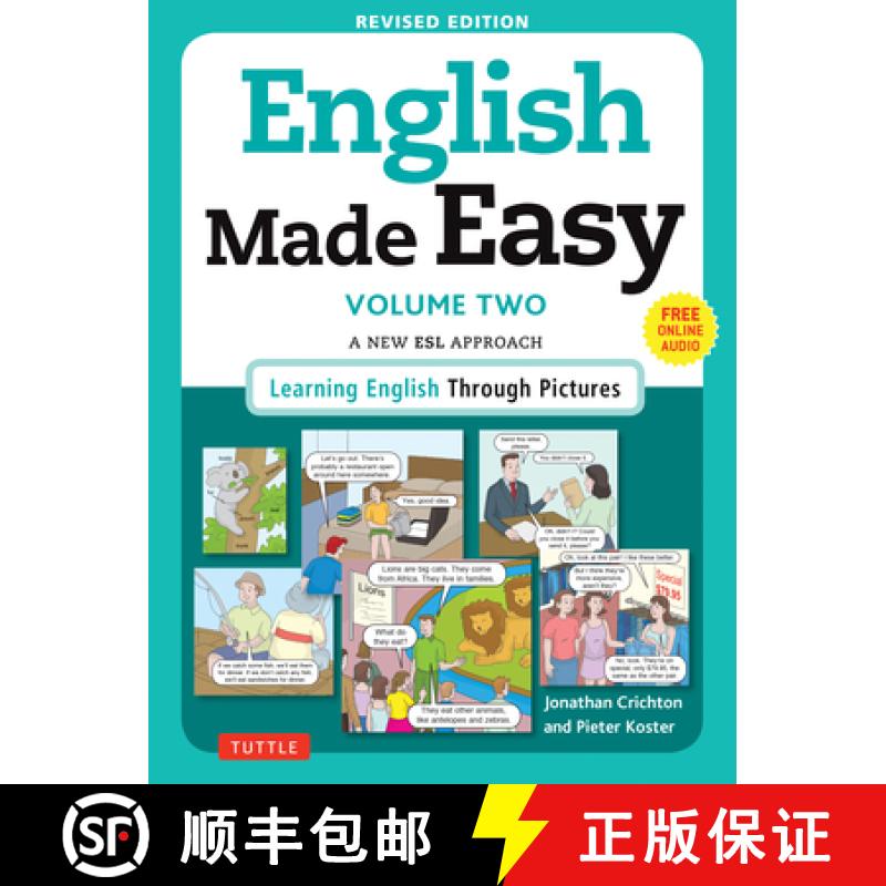 【3-4周达】English Made Easy, Volume Two: A New ESL Approach: Learning English Through Pictures [9780804845250]