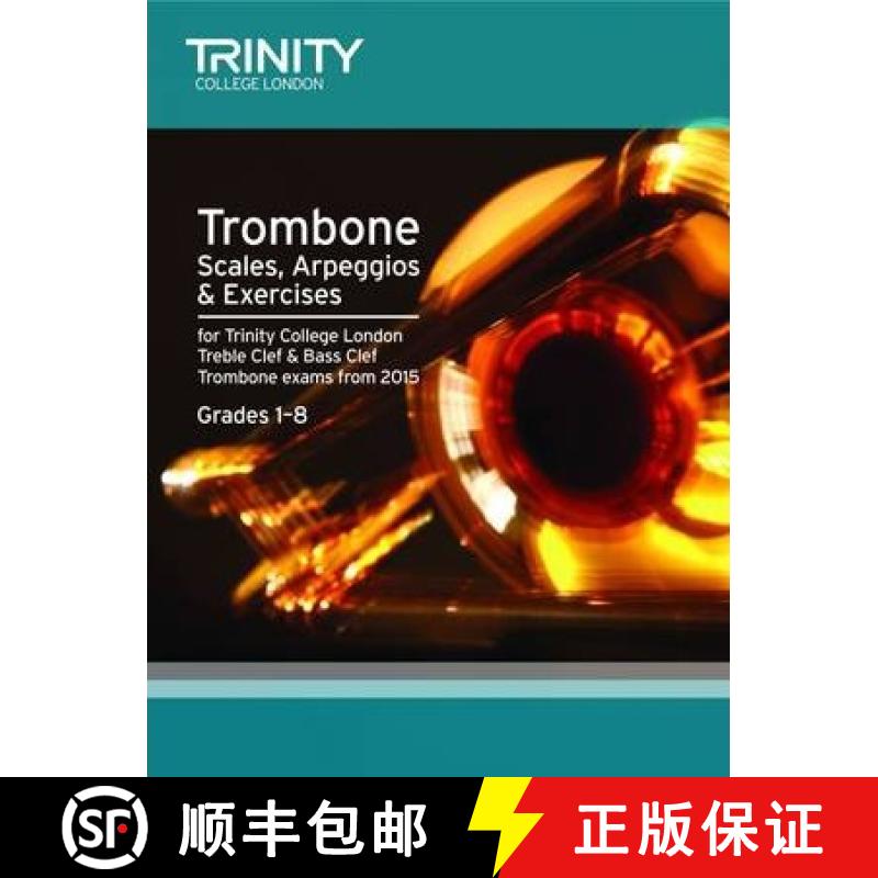 【2-3周达】Trombone Scales Grades 1-8 from 2015 [9780857363800]