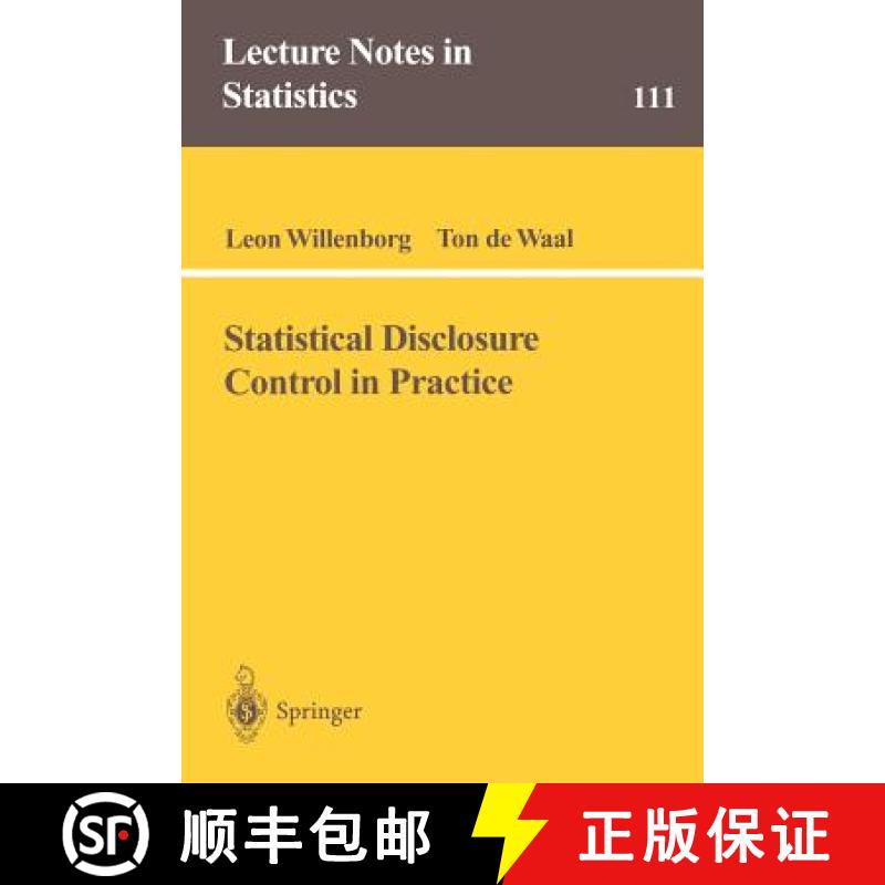 【4周达】Statistical Disclosure Control in Practice [9780387947228]