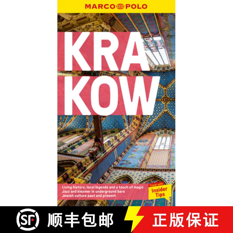 【2-3周达】Krakow Marco Polo Pocket Travel Guide - with pull out map [9781917131049]