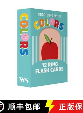 【3-4周达】Strolling With Colors : 12 Ring Flash Cards [9788854421202]