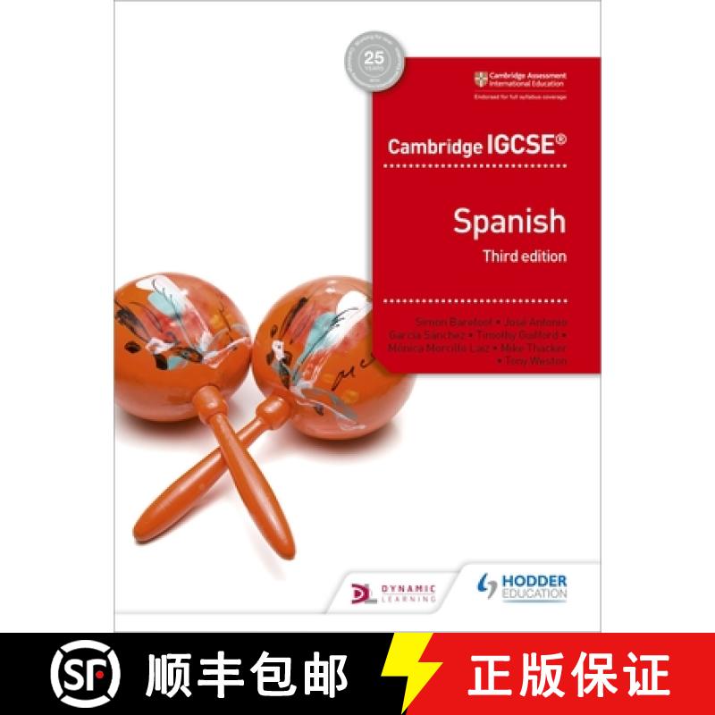 预订 Cambridge Igcse(tm) Spanish Student Book Third Edition: Hodder Education Group [9781510447578]