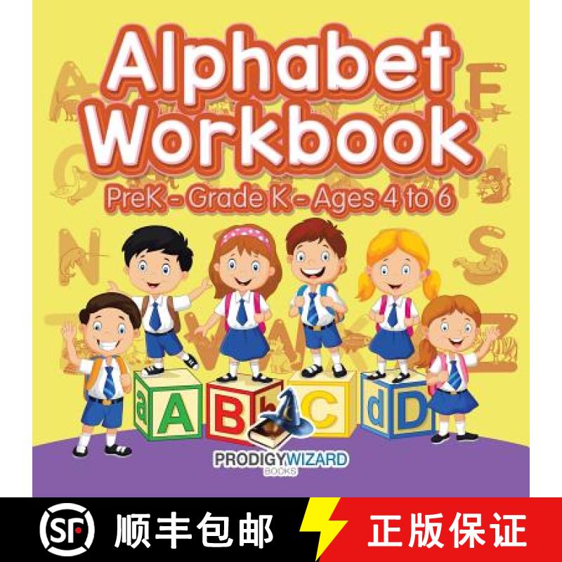 【2-3周达】Alphabet Workbook | PreK-Grade K - Ages 4 to 6 [9781683231721]