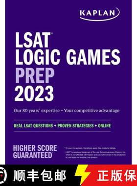 【3-4周达】LSAT Logic Games Prep 2023: Real LSAT Questions + Proven Strategies + Online: Real LSAT Qu... [9781506287232]