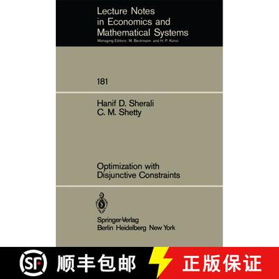 【3-4周达】Optimization with Disjunctive Constraints [9783540102281]