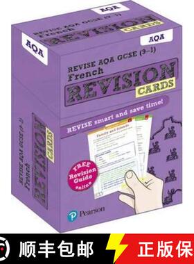 【3-4周达】Pearson REVISE AQA GCSE French Revision Cards (with free online Revision Guide): For 2024 ... [9781292182070]