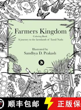 【3-4周达】Farmers Kingdom: Colouring Book - A Journey to the Farmlands of Tamil [9781647336370]