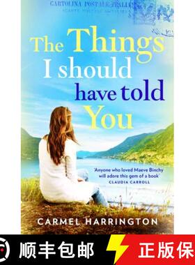 【3-4周达】The Things I Should Have Told You [9780008150105]