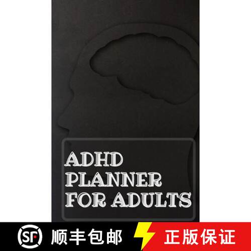 【3-4周达】Adhd Planner For Adults: Daily Weekly and Monthly Planner for Organizing Your Life [9788692867194]