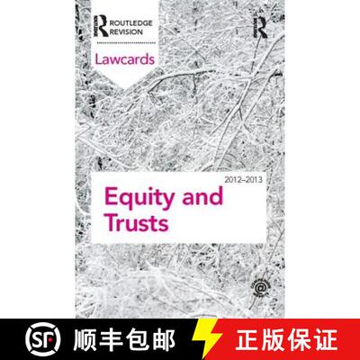 【3-4周达】精装 Equity and Trusts Lawcards 2012-2013 [9781138424609]