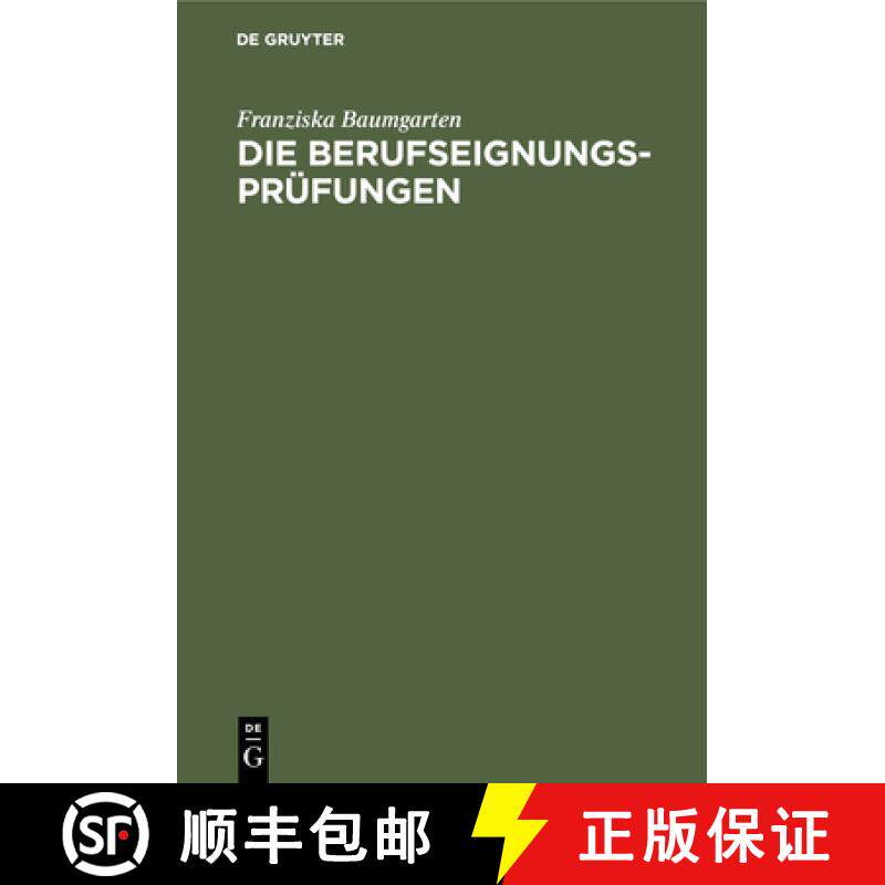 【3-4周达】精装 Die Berufseignungs–Prüfungen – Theorie und Praxis [9783486758801]