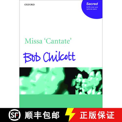 【3-4周达】Missa 'Cantate': Vocal Score (Vocal score) [9780193356382]