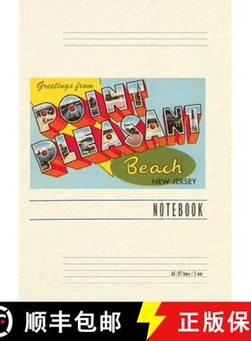 【3-4周达】Vintage Lined Notebook Greetings from Point Pleasant Beach, New Jersey [9798385435104]