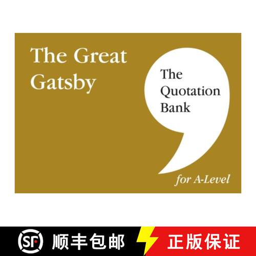 【3-4周达】Quotation Bank: The Great Gatsby A-Level Revision and Study Guide for English Literature [9781999981679]